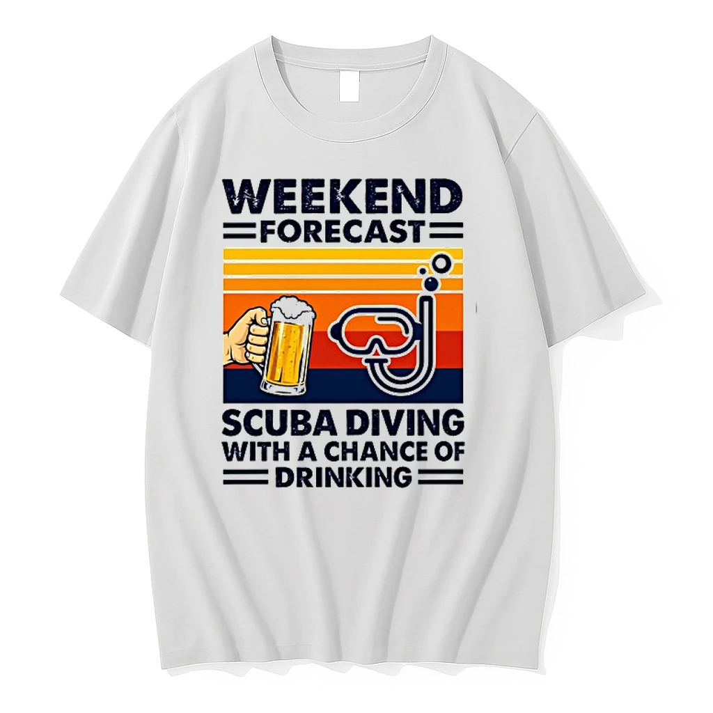 Weekend Forecast Scuba Diving With A Chance Of Drinking 0 Tshirts Sweater Hoodie