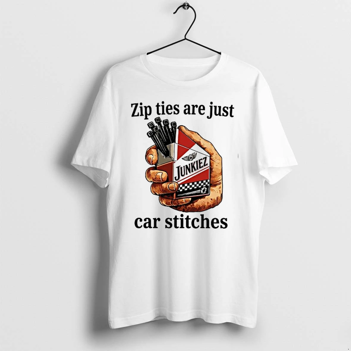 Zip Ties Are Just Car Stitches Mechanic Parody Logo 0 Tshirts Sweater Hoodie