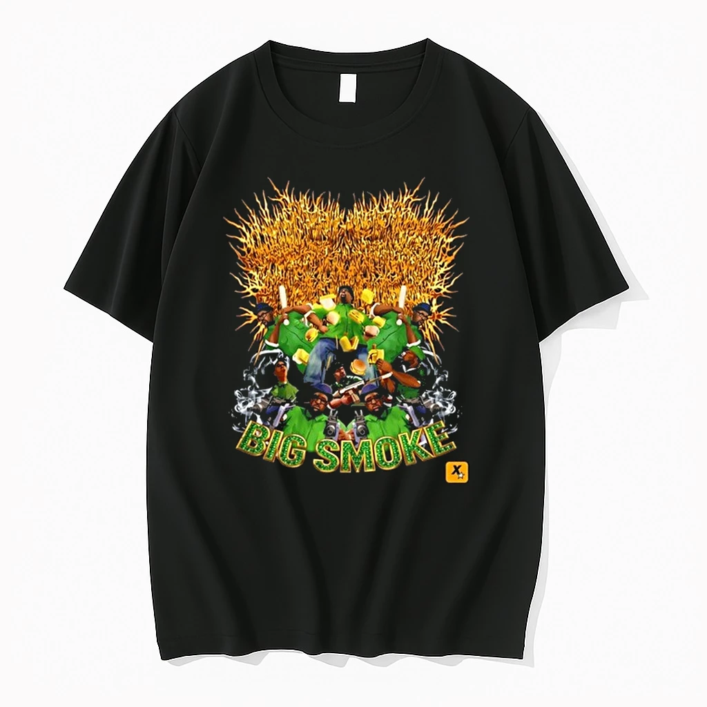 Big Smoke Grand Theft Auto San Andreas Heart 0 Tshirts Sweater Hoodie