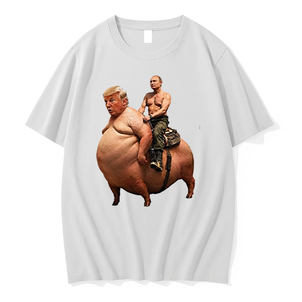 Donald Trump Pig Vladimir Putin Riding Meme 0 Tshirts Sweater Hoodie