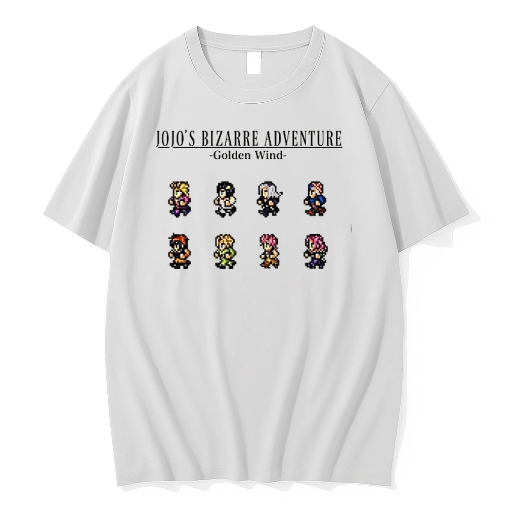 Jojos Bizarre Adventure Golden Wind Eight Pixel Art Characters 0 Tshirts Sweater Hoodie