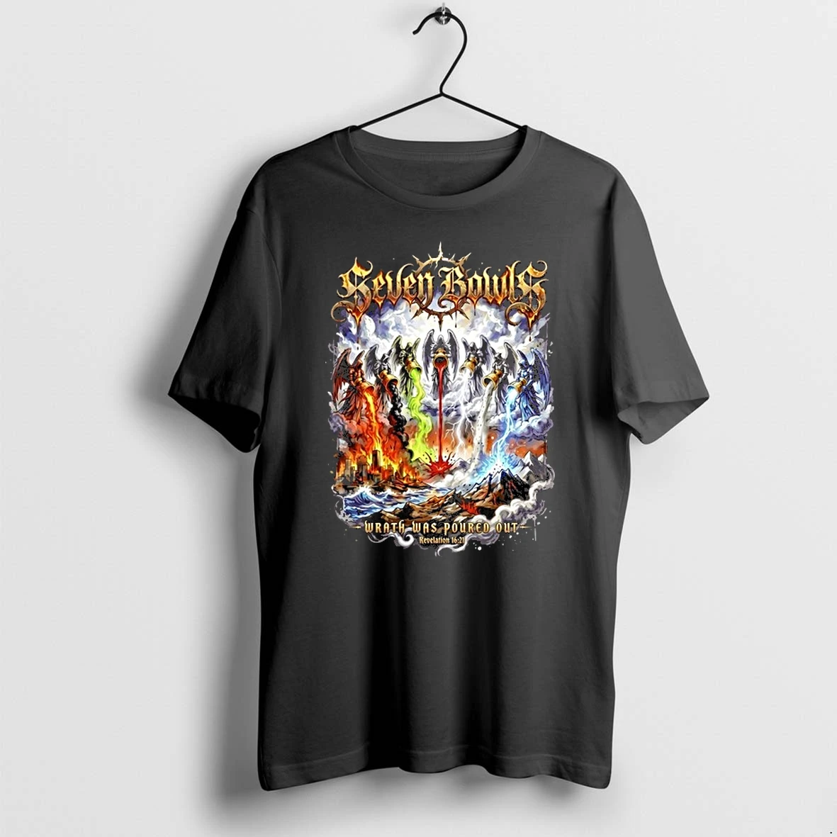 Seven Bowls Wrath Was Poured Out Revelation 16 1 0 Tshirts Sweater Hoodie
