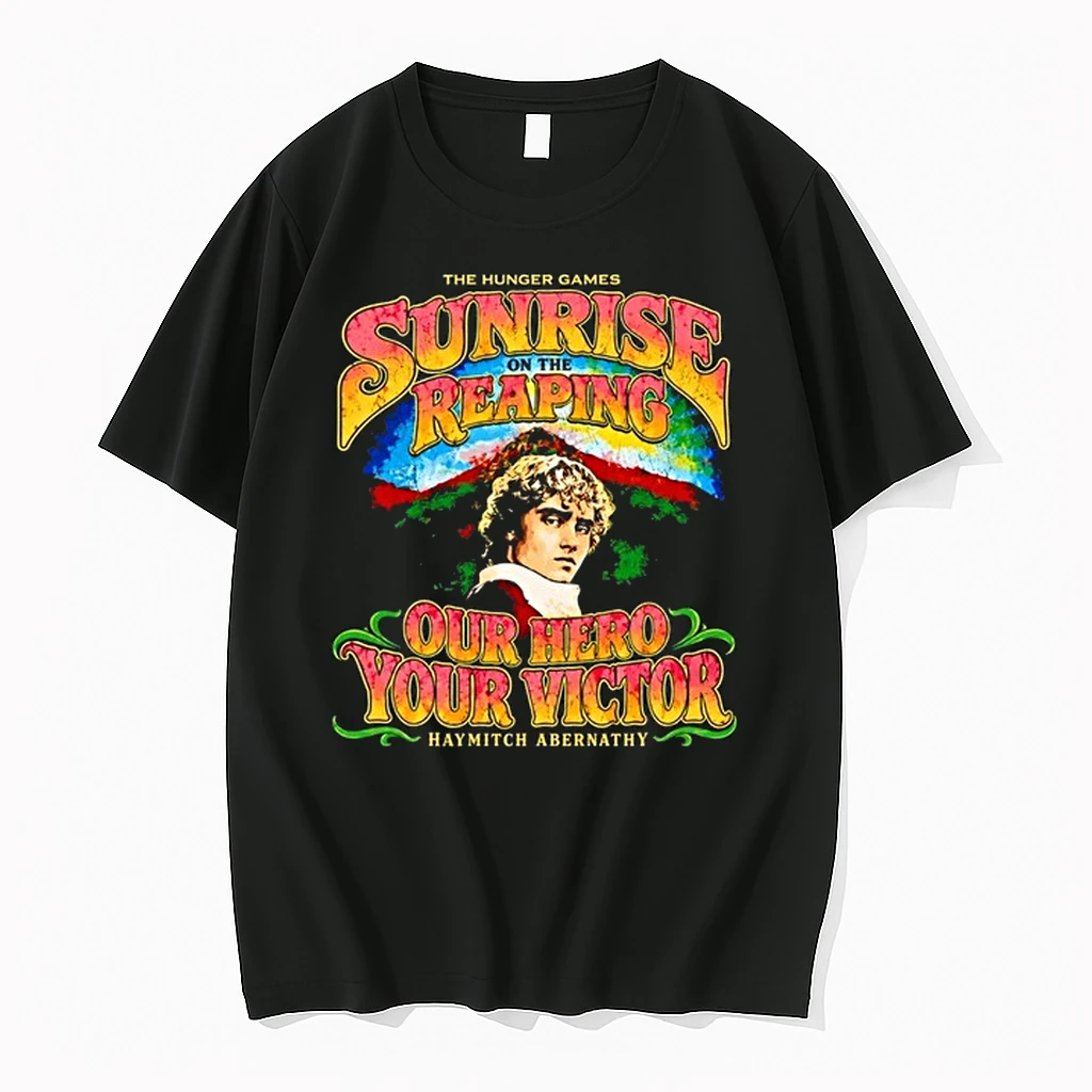 The Hunger Games Sunrise On The Reaping Our Hero Your Victor Haymitch Abernathy 0 Tshirts Sweater Hoodie