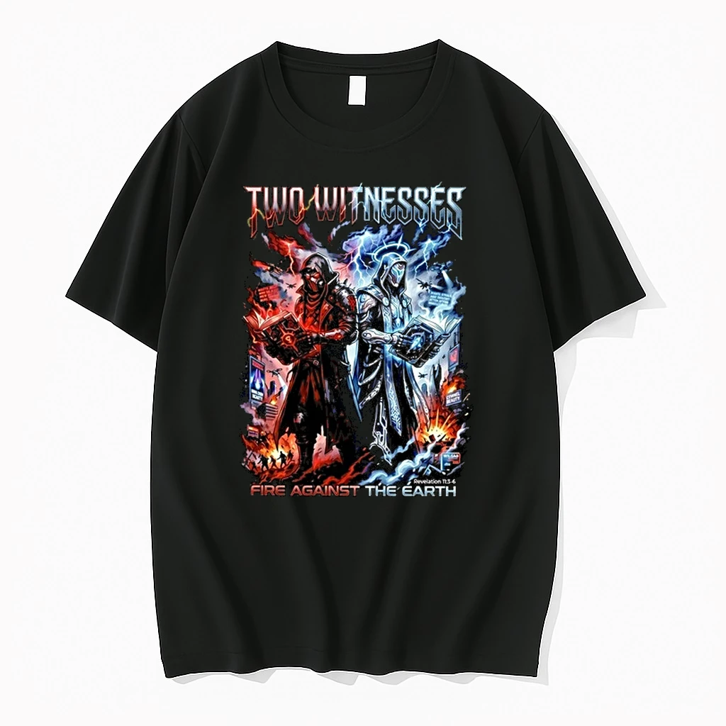 Two Witnesses Fire Against The Earth Revelation 11 3 6 0 Tshirts Sweater Hoodie